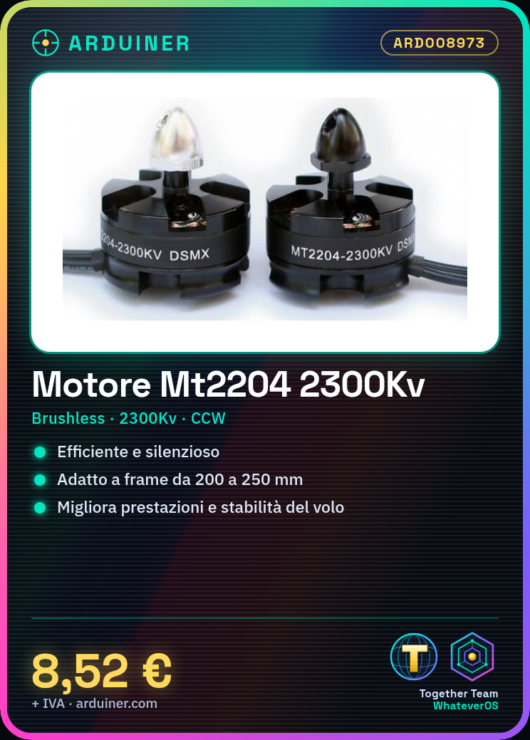 DSMX MT2204-2300KV CCW Brushless Motor for Quadcopter Frame 200 - 250mm - Image 6