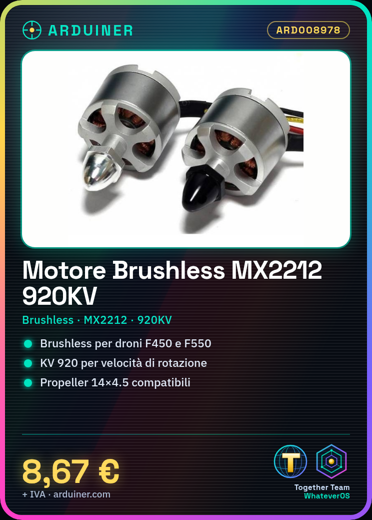 Moteur brushless MX2212 920KV CW pour F450 F550 – Image 5