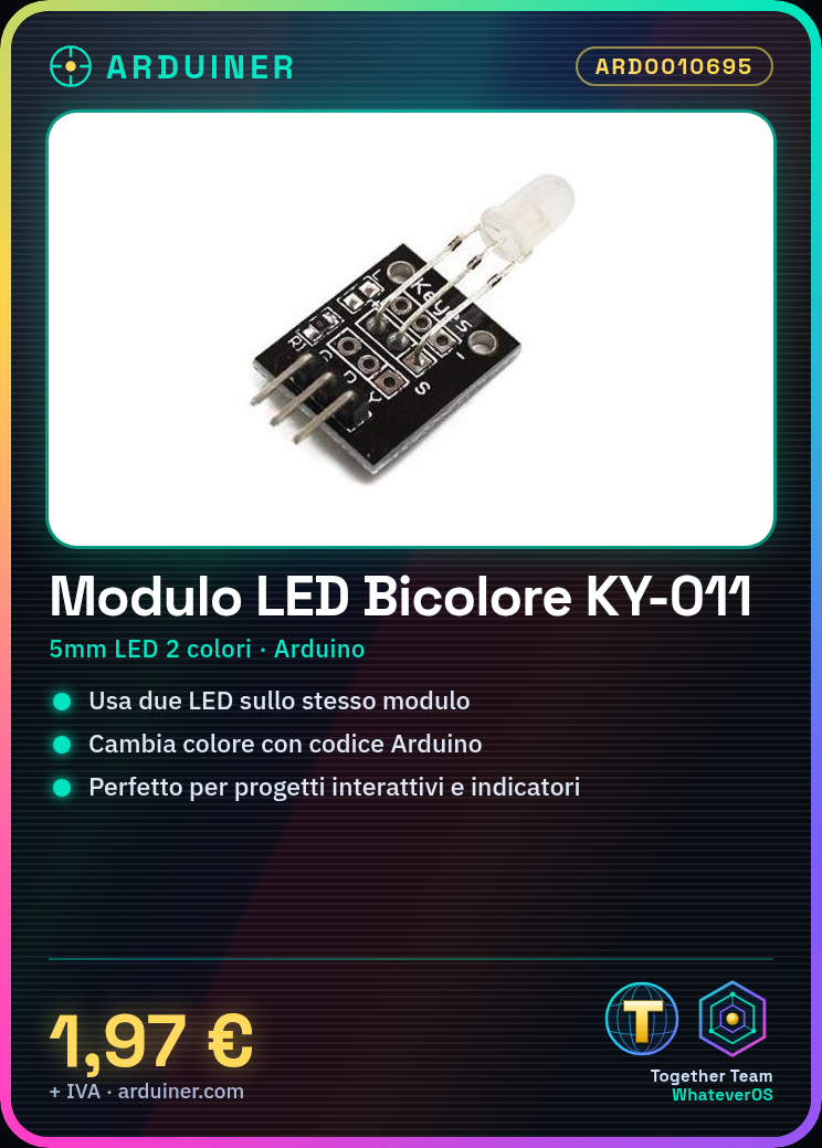 Bicolor LED-Modul 2 Farben 5mm LED-Sensormodul KY-011 für Arduino – Bild 5