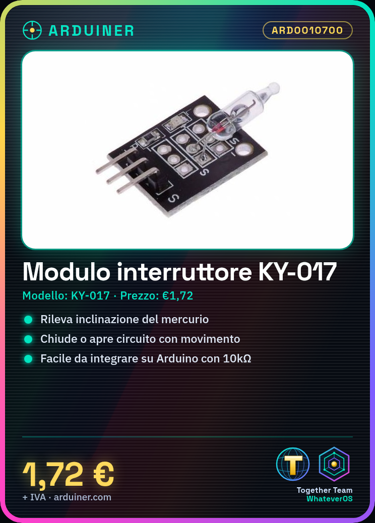Optisches Quecksilber-Schaltmodul KY-017 – Bild 5