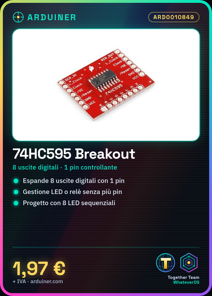 74HC595 Shift Register Breakout - Image 5