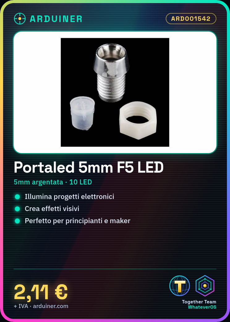 10 Pièces Porte-LED 5mm plastique argentée F5 Diodes LED – Image 6