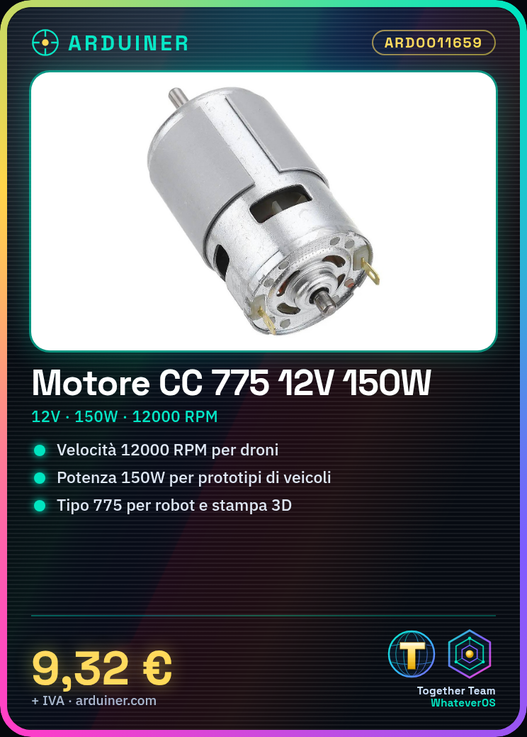 12V 150W Hochgeschwindigkeits-Dynamo-Motor 775 12000 U/min – Bild 6