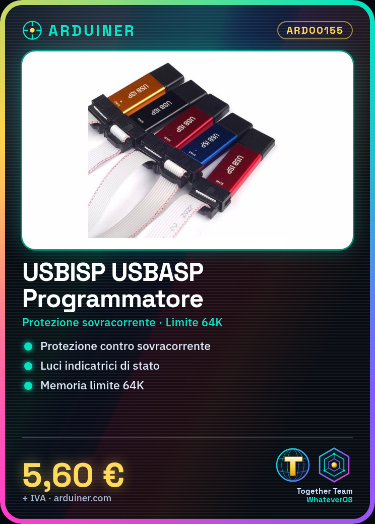 Mini USBISP USBASP Programador en aluminio para 51 Atmel AVR + protección contra sobrecorriente + luces de estado + límite de 64K + WIN7 64 - Imagen 16