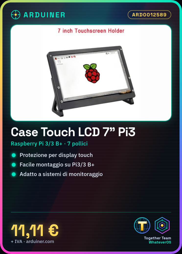 7 Inch Touch Screen LCD Housing Case for Raspberry Pi 3/3 B+ (Case Only) - Image 4