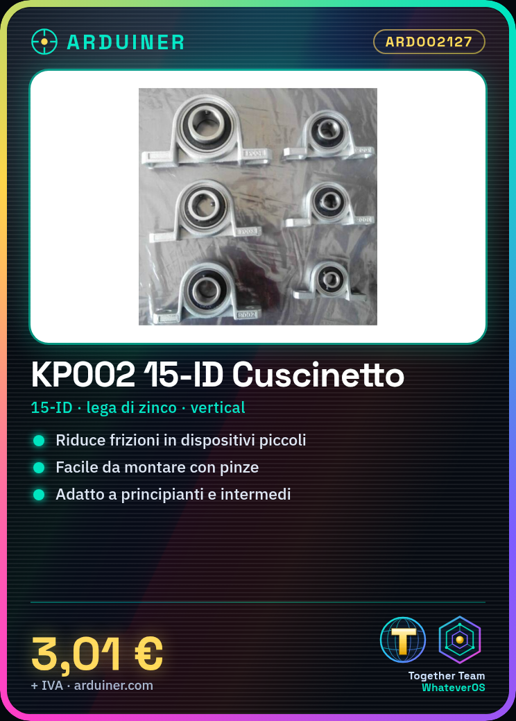 KP002 15-ID Zinc Alloy Miniature Vertical Bearing - Image 6