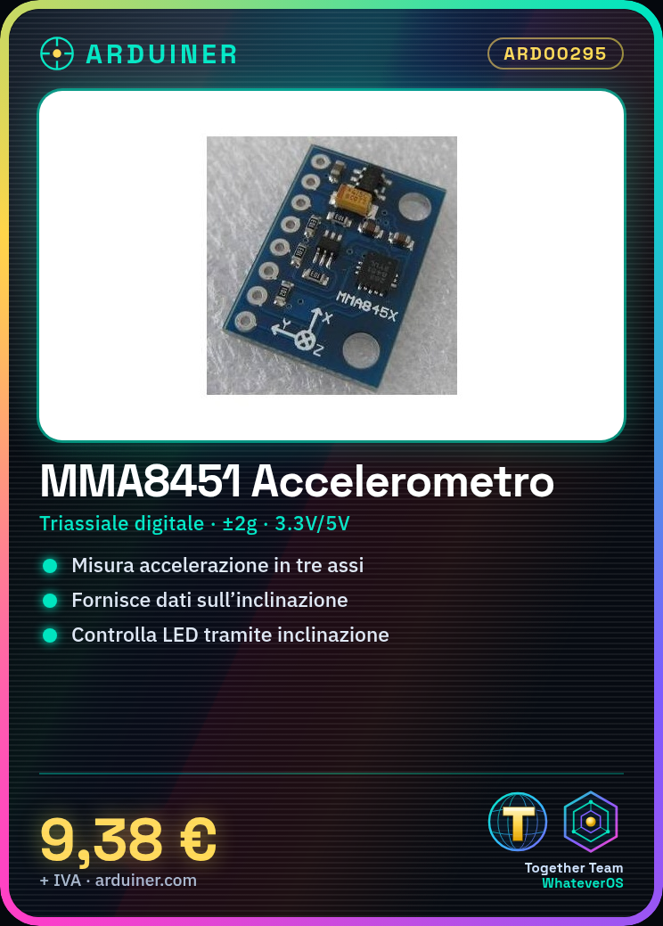 MMA8451 Module, Digital Triaxial Accelerometer Module, Precision Inclination Module for Arduino - Image 5