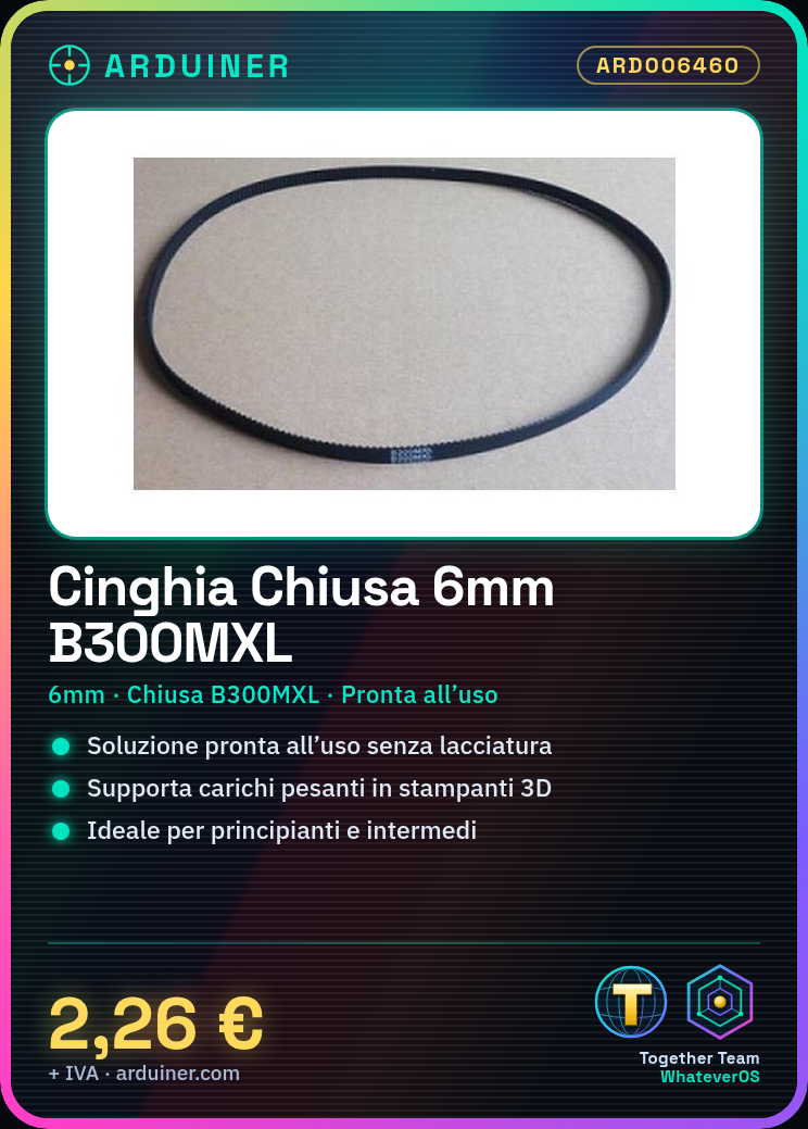 Geschlossene Kette 6mm B300MXL – Bild 5