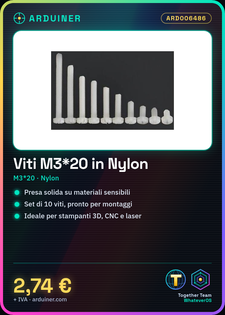 10 Stück M3*20 Nylon Schrauben – Bild 5