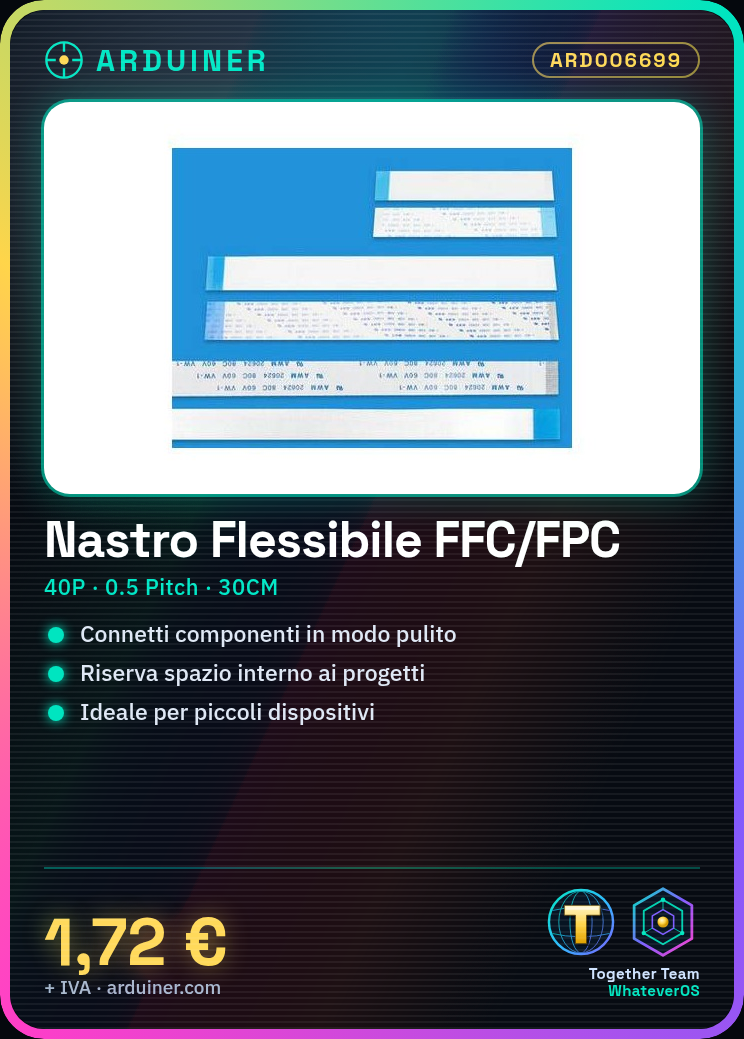 Flexibles Flachkabel FFC/FPC 40P 0,5 Pitch 30CM A-B Kabel – Bild 6