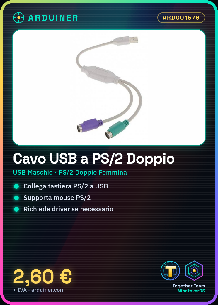 USB-Männlich zu Doppel PS/2-Weiblich Kabel für PS/2-Tastatur und Maus – Bild 5