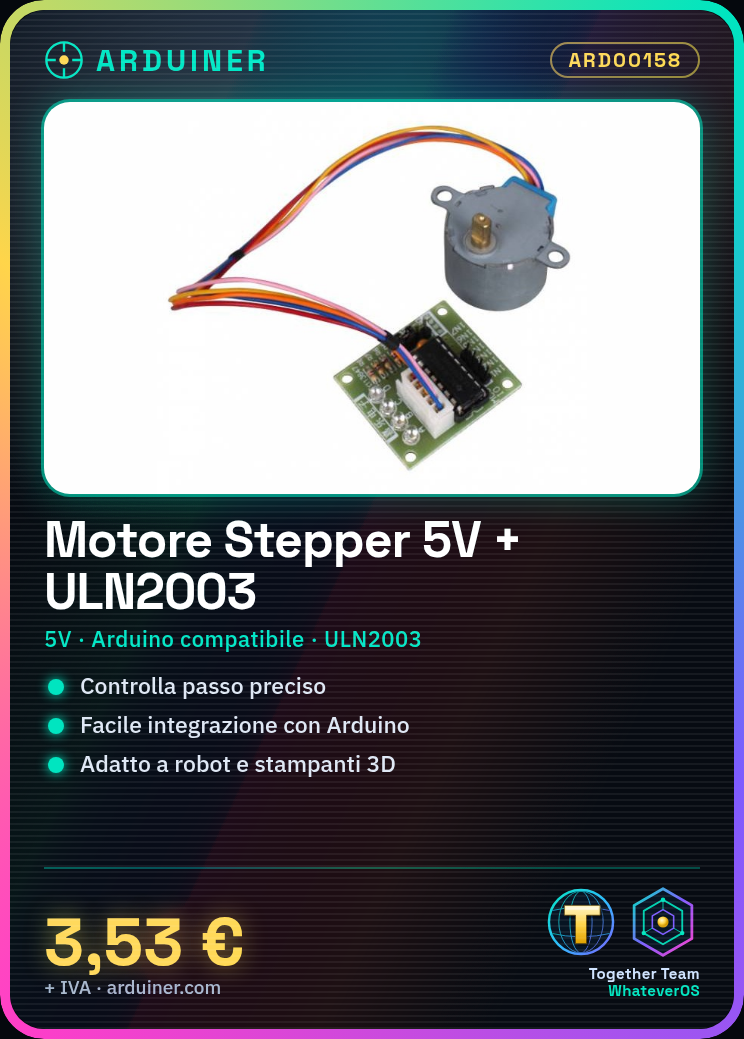 Moteur à pas 5V + carte de commande ULN2003 compatible Arduino – Image 16