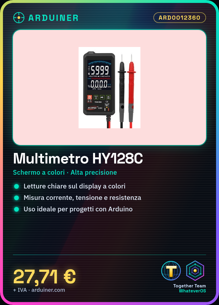 Multimètre numérique intelligent HY128C / Haute précision pour les valeurs réelles / Écran grand et mince (écran couleur) – Image 4