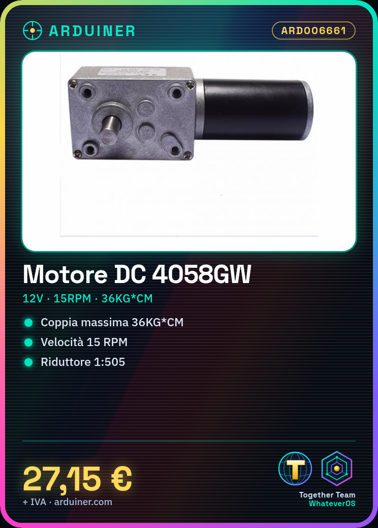 DC Motor 4058GW High Torque 12V 15RPM 1:505 36KG*CM - Image 10