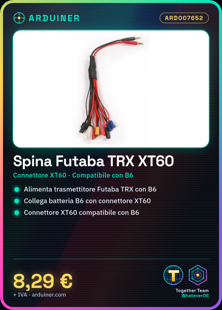 Prise T RC Futaba TRX XT60 EC3 JST mâle pour B6 – Image 5