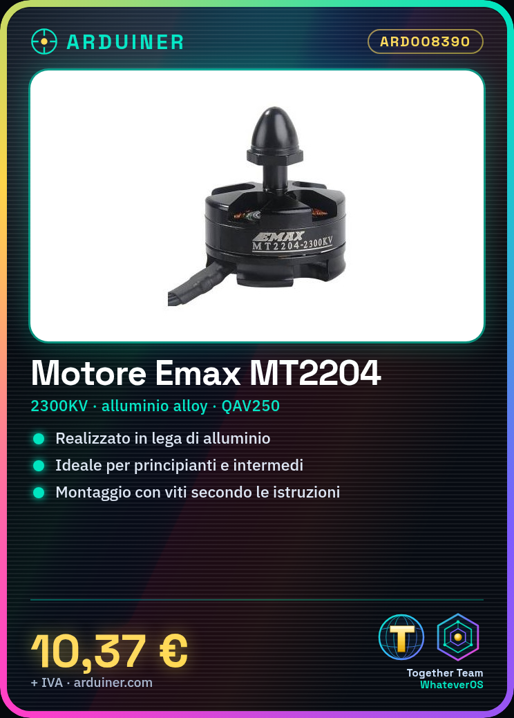 Brushless CW Emax MT2204 2300KV CW Motor for Multirotor QAV250 - Image 5