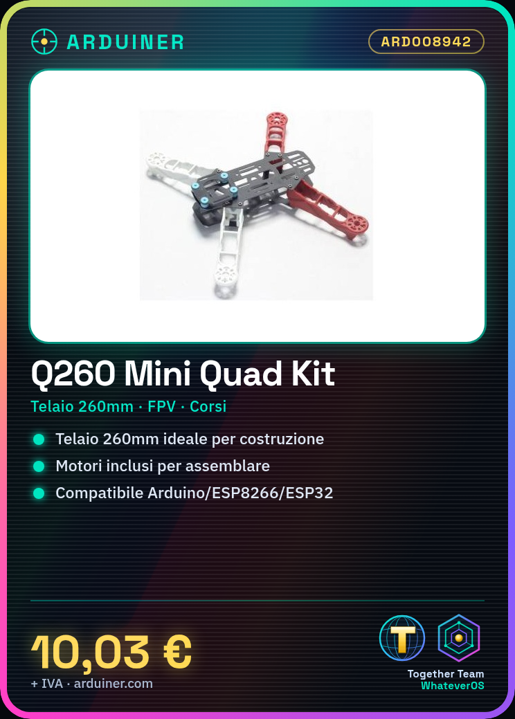 Kit châssis quadricoptère Q260 260mm – Image 5