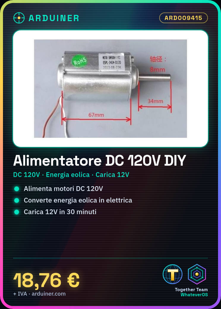 Alimentateur pour générateur éolien DC 120V Moteur DIY – Image 6