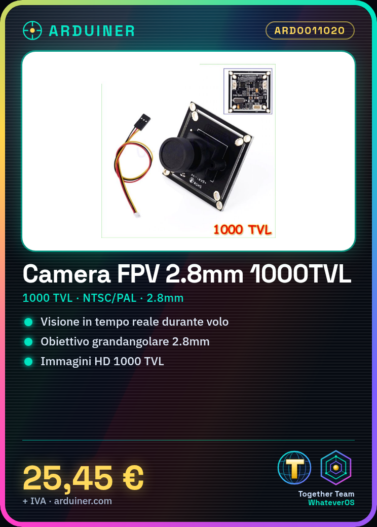 Caméra FPV HD COMS 1000 TVL 2.8mm Grand Angle pour Multicoptères NTSC PAL VZLR6898 – Image 7