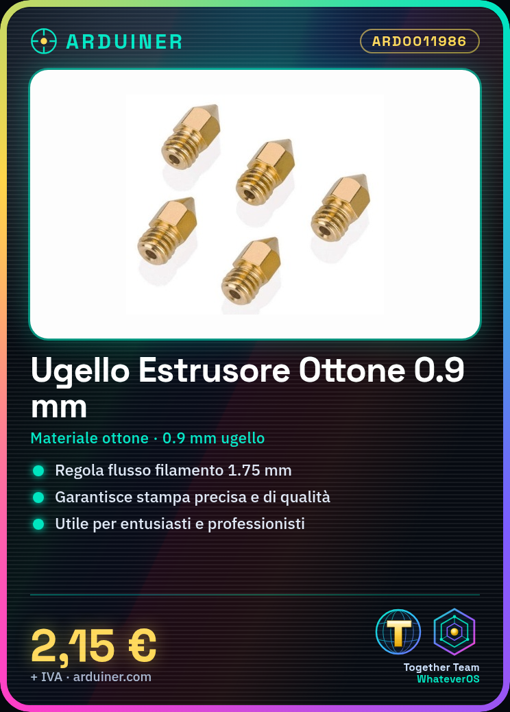 Buse d'extrudeur en laiton 0,9 mm pour filament 1,75 mm - Imprimante 3D – Image 2
