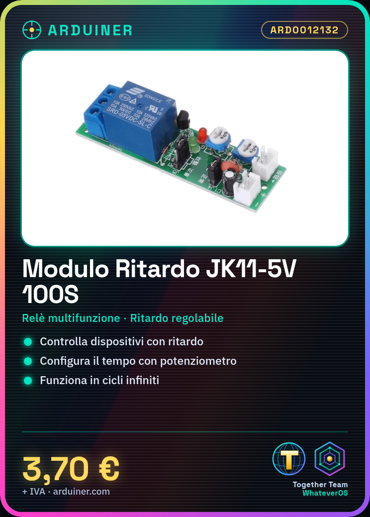 JK11-5V 100S Adjustable Delay Relay Multi-function Module with Infinite Cycle - Image 2