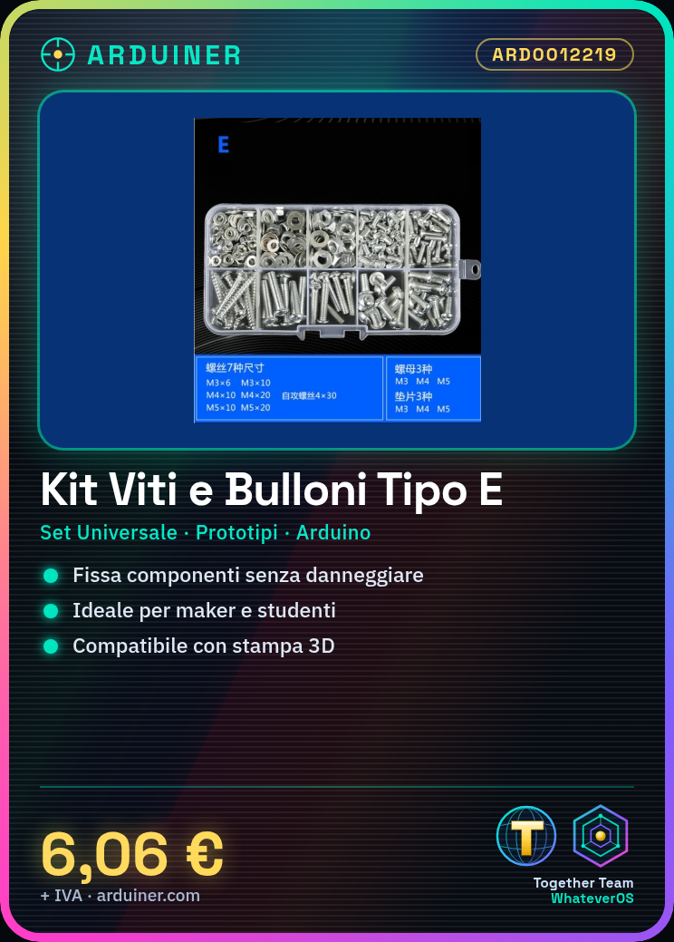 Kit de Vis et Boulons en Plastique Type E pour Dispositifs Électroniques - Ensemble Universel – Image 2
