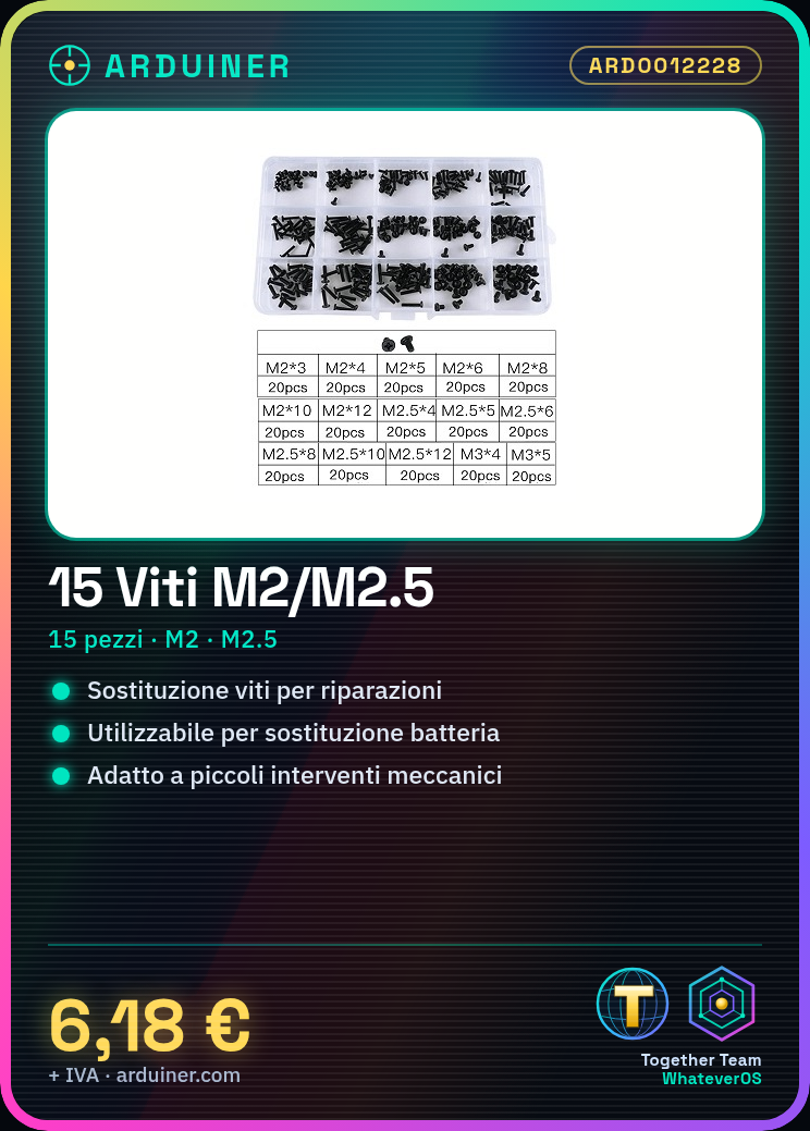 Set of 15 Lattice M2 and M2.5 Screws for Laptop Repair - Image 2
