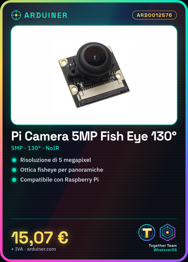 Caméra Raspberry PI 5MP angle large 130° NOIR – Image 2