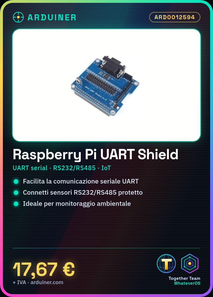 Raspberry Pi GPIO UART Shield V1.0 - Imagen 2