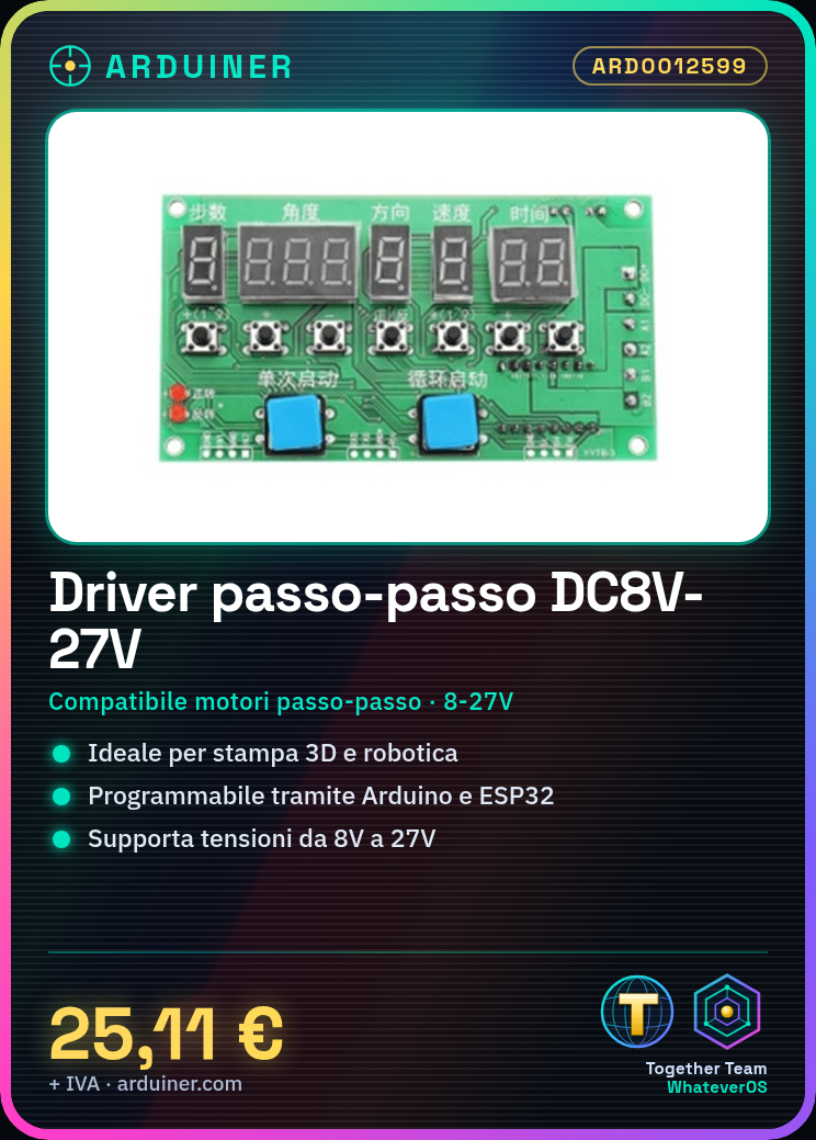 Tarjeta de controlador de motor paso a paso programable DC8V-27V - Imagen 2