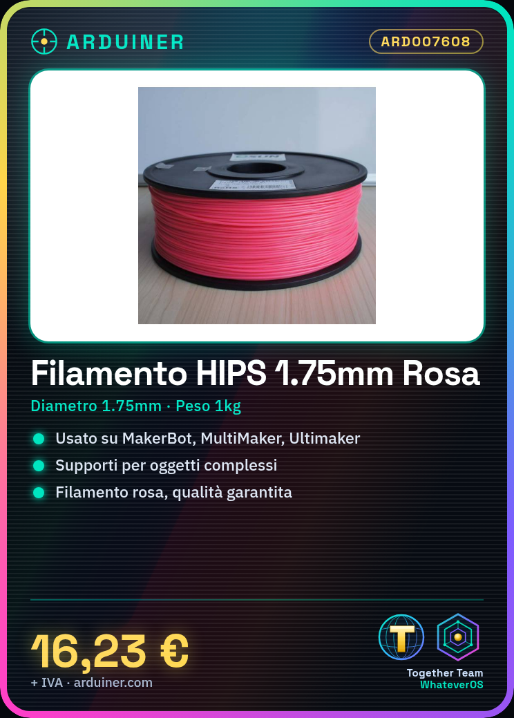 Filament HIPS 1.75mm 1KG Rose HAUTE QUALITÉ GARANTIE SUR MAKERBOT, MULTIMAKER, ULTIMAKER, REPRAP, PRUSA – Image 3
