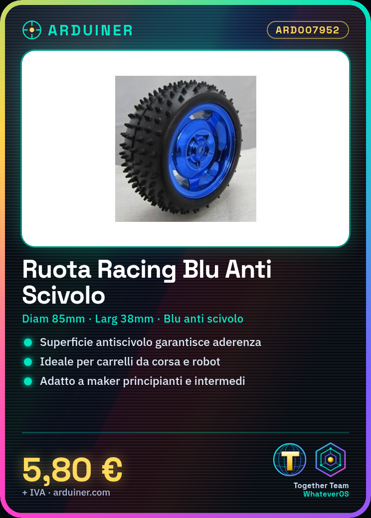 Roue de course 85MM*38MM diam bleue anti-dérapante – Image 3