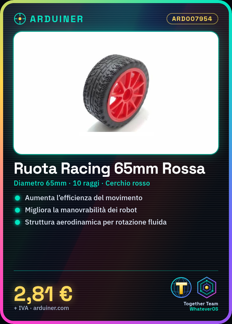 Rennrad 65MM Durchmesser roter Kreis 10 Speichen – Bild 3