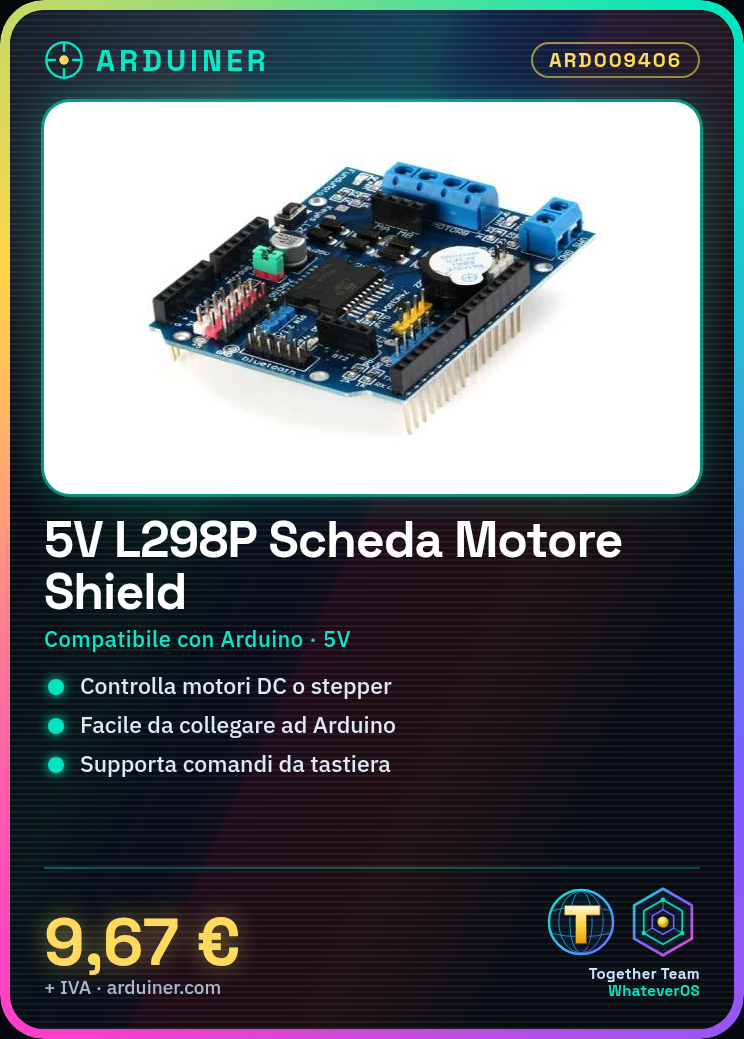 5V L298P Motor Shield for Arduino - Image 3