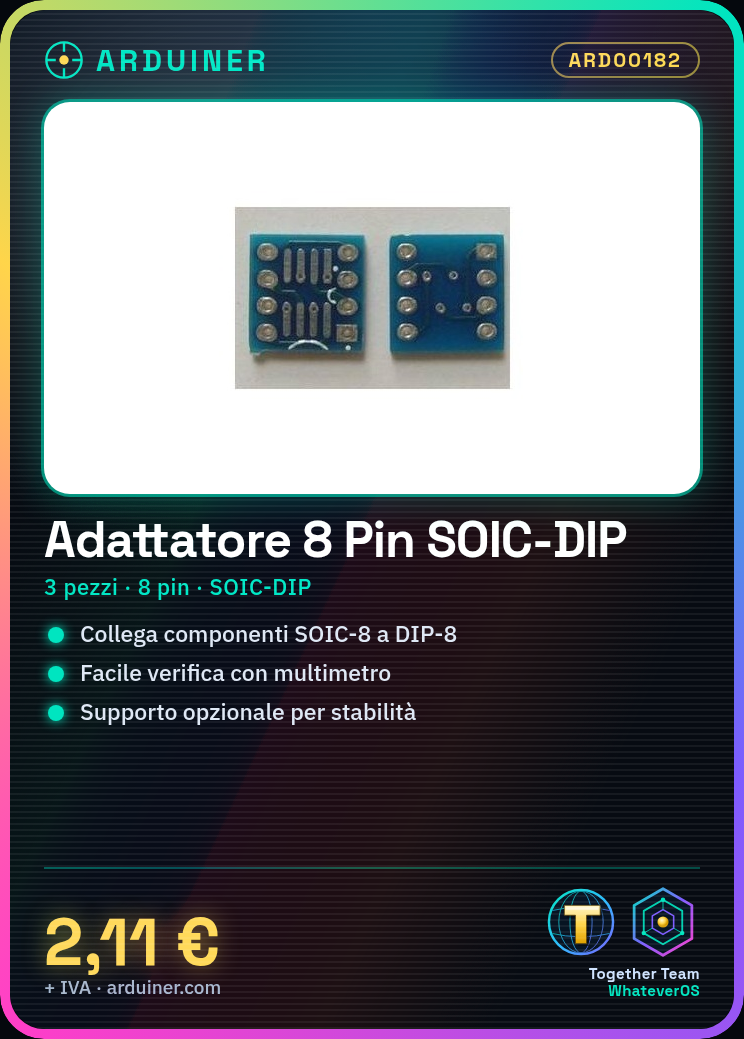 3 Adaptateurs Convertisseurs 8 Broches SOIC-8 vers DIP-8 – Image 5