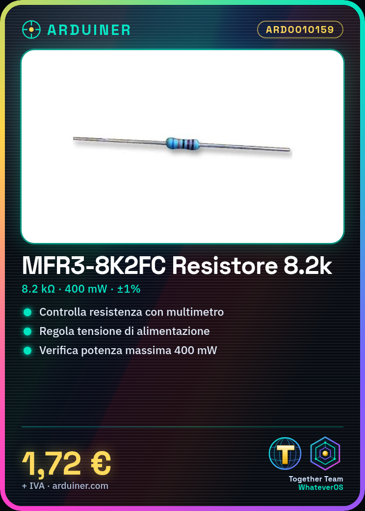 50 Pièces MFR3-8K2FC Résistance à trou, série MFR, 8.2 kohm, 400 mW, ± 1%, 200 V, conducteurs axiaux 8.2K 0.5W – Image 3