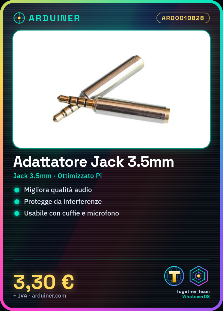 Adaptateur Jack 3,5 mm casque microphone anti-interférence pour Raspberry – Image 3