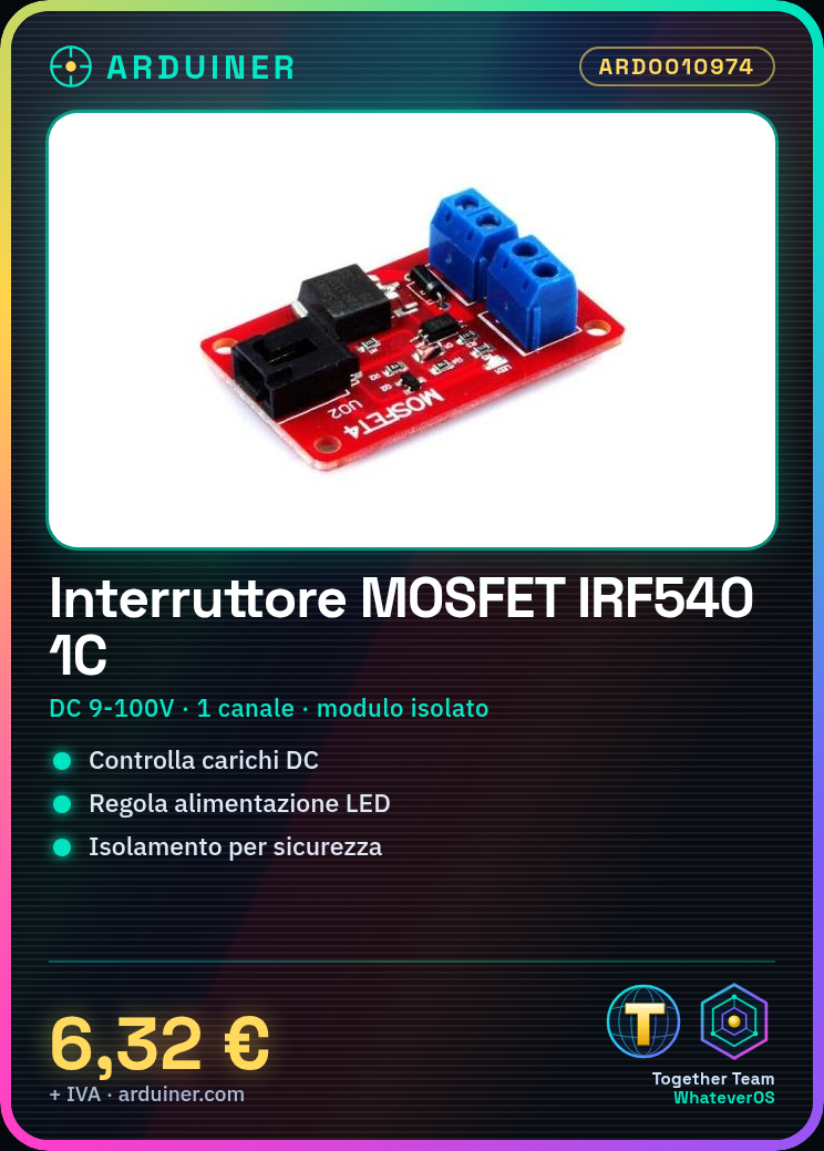 Module de commutation MOSFET à 1 voie IRF540 alimentation isolée DC 9-100V – Image 3