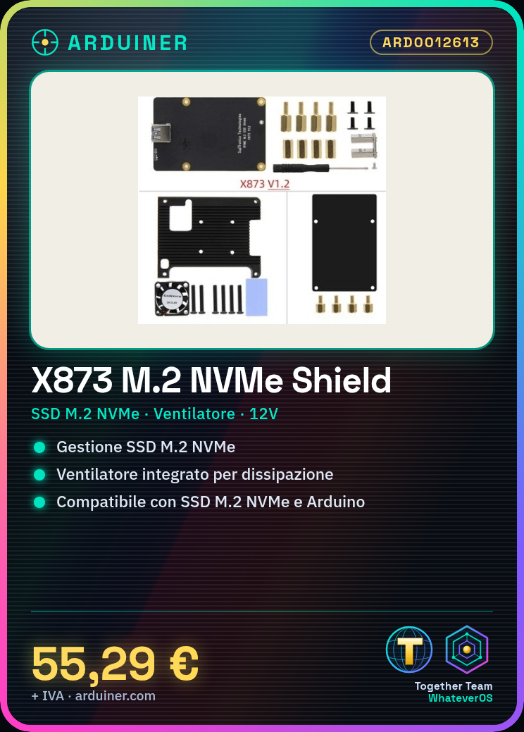 X873 M.2 NVME SSD Shield with Fan for Heat Sink - Image 2