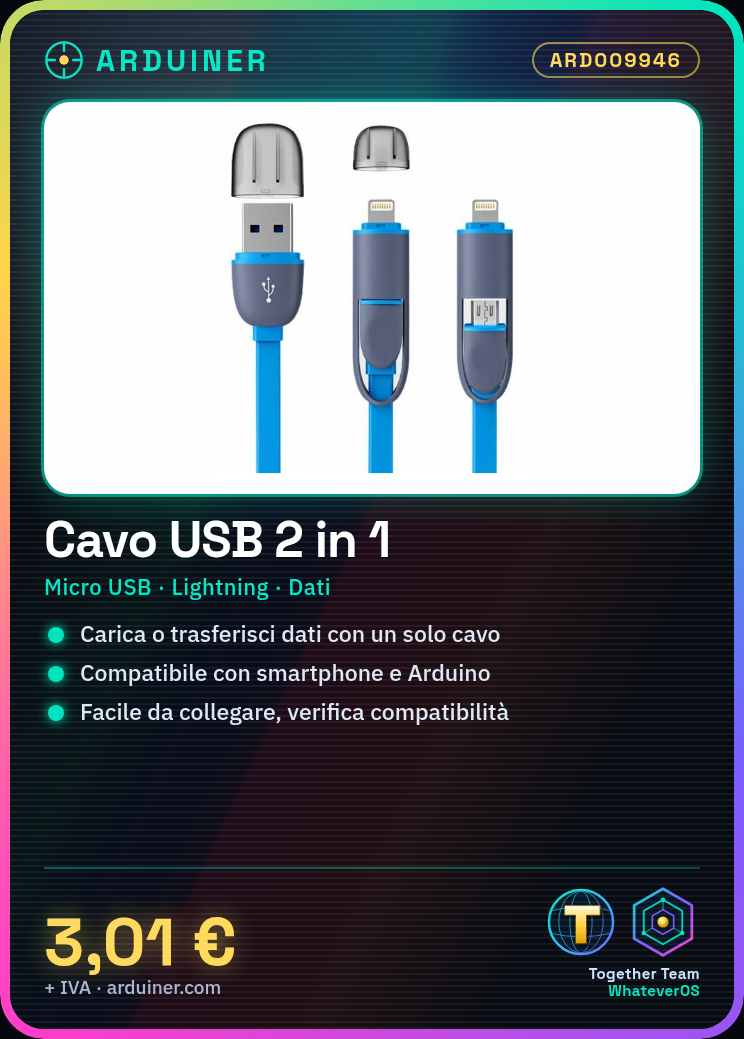 Câble USB 2 en 1 Micro USB et iPhone pour transfert de données et charge rapide – Image 3
