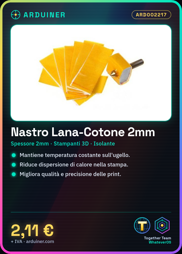 Ruban en Laine-Coton Isolant Thermique pour Embout, Épaisseur 2mm pour Imprimantes 3D – Image 5