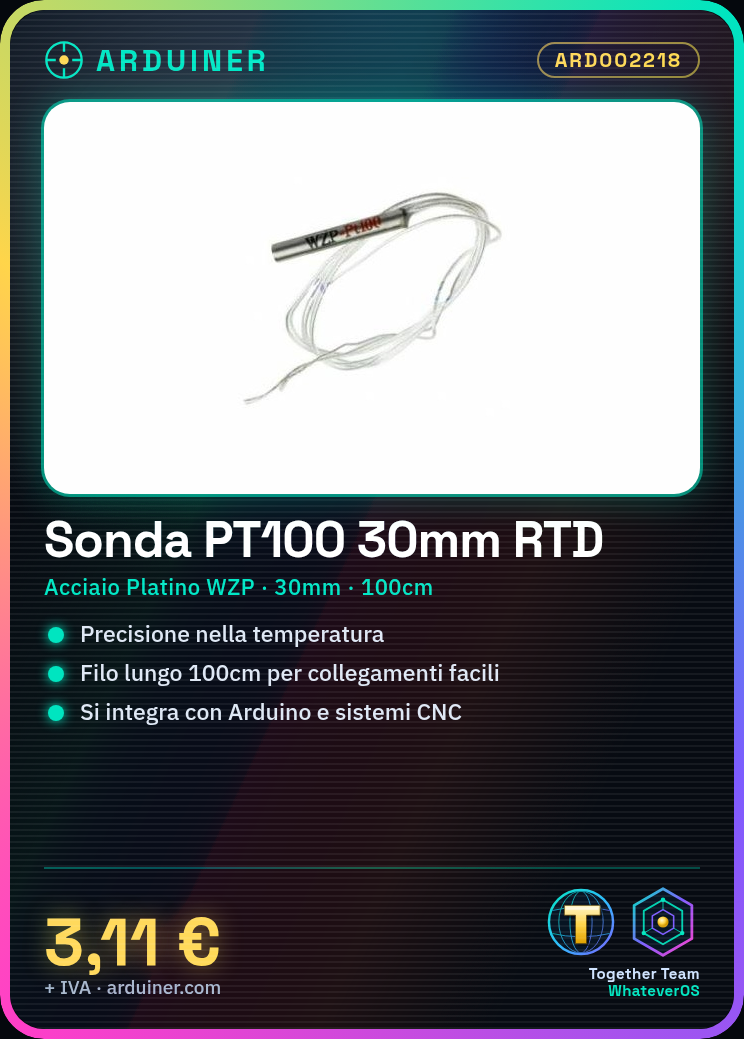 Sonde de Température PT100 3 * 30mm RTD en Acier Noyau Platine WZP avec Câble 100cm – Image 6