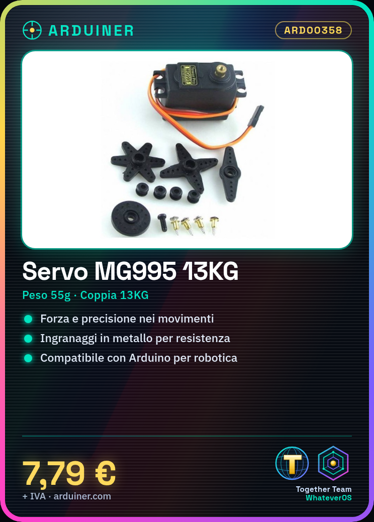 MG995 Servomotor 55g 13KG Drehmoment Metallgetriebe für Arduino – Bild 12