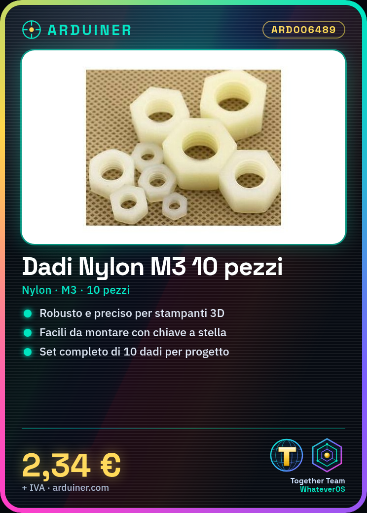 10 pièces écrous en nylon M3 – Image 5