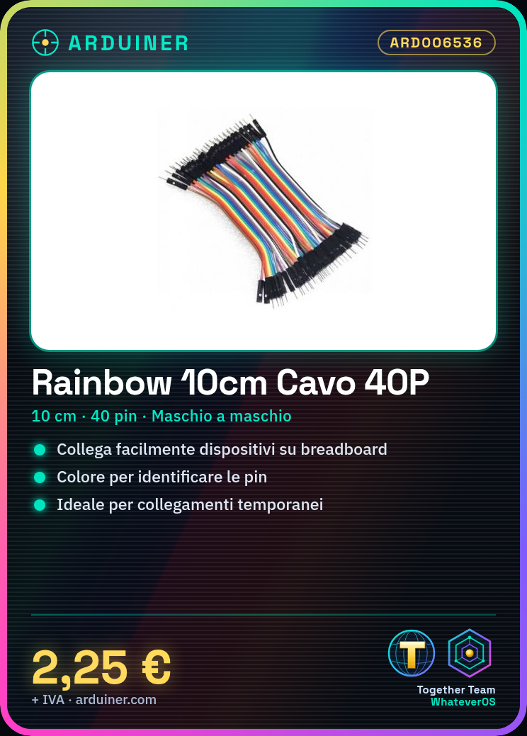 10CM Regenbogenkabel 40P M-M – Bild 5