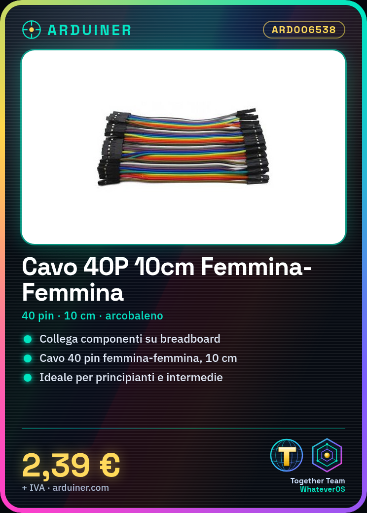 10CM Rainbow Cable 40P Female to Female - Image 5