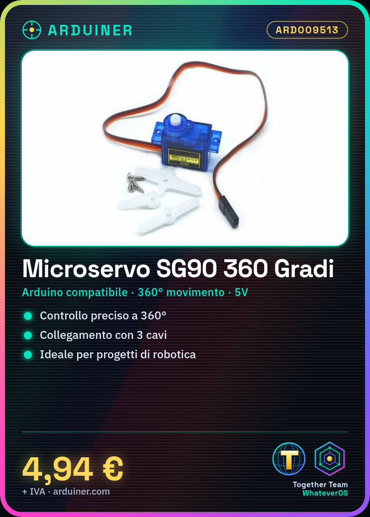 Microservo SG90 360° Arduino Compatible - Image 7