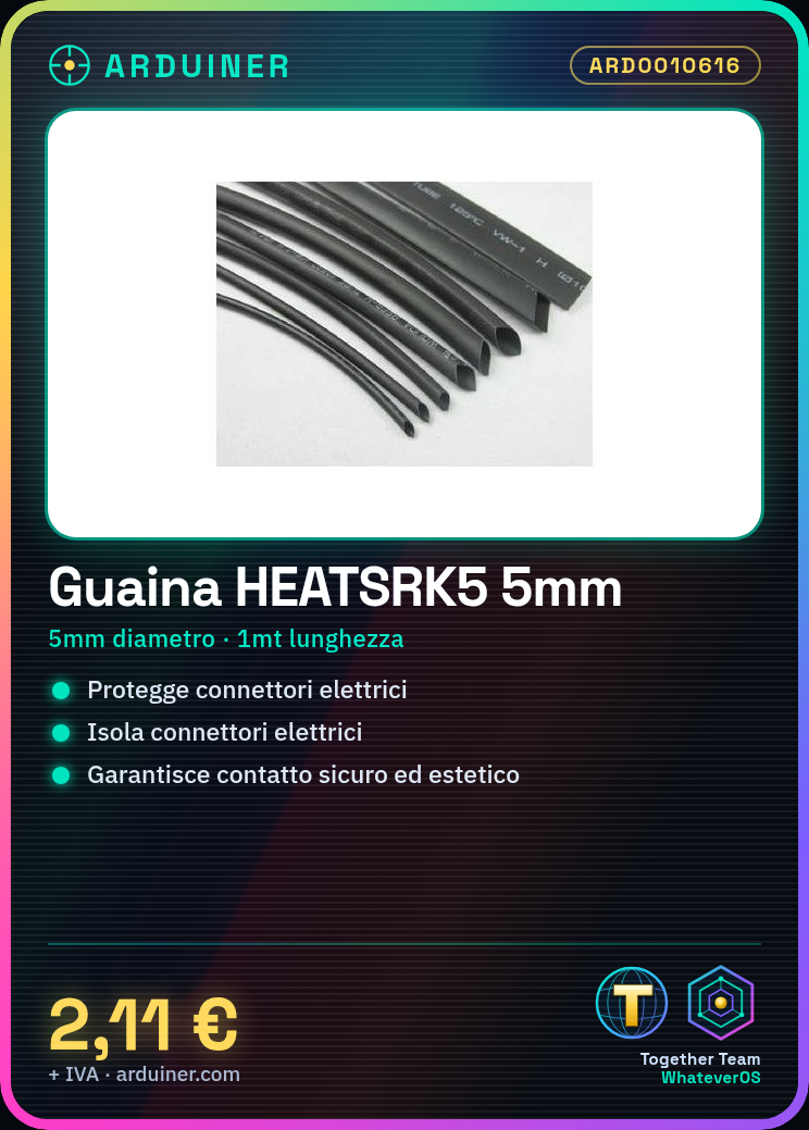 Termoformbare Kabelhülse HEATSRK5 5mm 1m – Bild 5