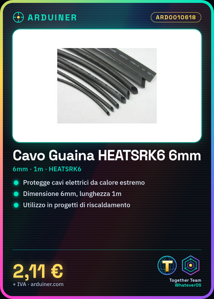 Câble de gaines thermorétractables HEATSRK6 6mm 1mt – Image 5