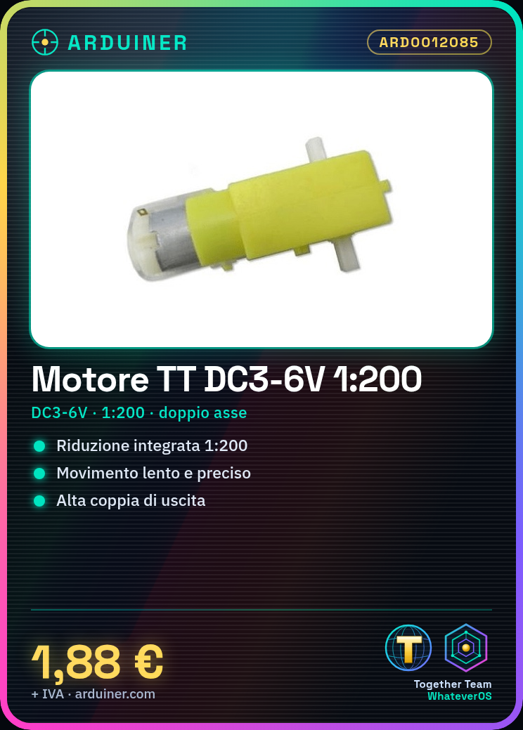 Motor TT de velocidad reducida DC3-6V doble eje 1:200 - Imagen 4